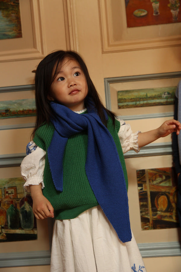 Triangle Schal Josephina Cobalt Blue