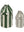 Set of 2 storage baskets Saga Clay/Green