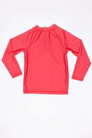 Kindisch UV Shirt langarm in Rot mit UV-Schutz UPF 50+