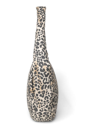 Soft Cotton Leopard Tasche von Studio Noos mit Reissverschluss