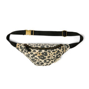 Sac ceinture léopard en coton doux pour enfants