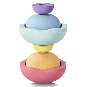Stapelstein Stapelstein® Inside Rainbow Pastell | Bausteine & Bauspielzeug | Beluga Kids