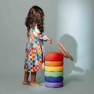 Stapelstein® Rainbow Classic 6 Bundle + Board Super Confetti