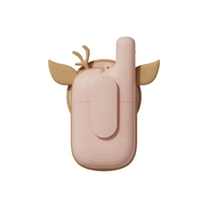Kinder funken mit The Zoo Family Walkie-Talkie Set draussen
