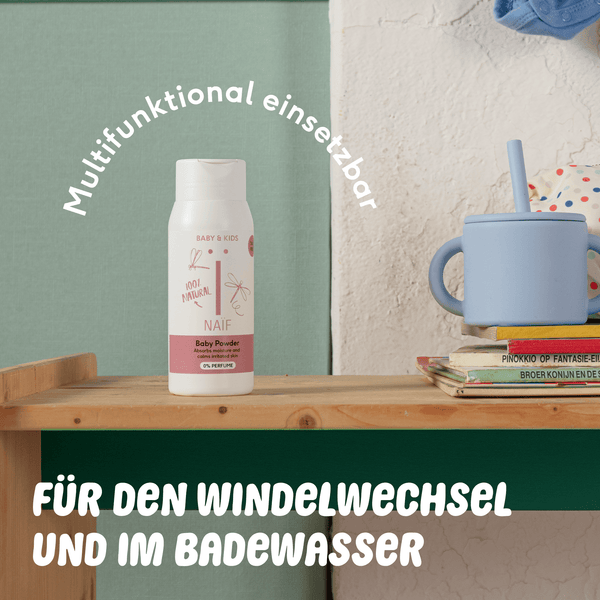 Parfümfreier Babypuder