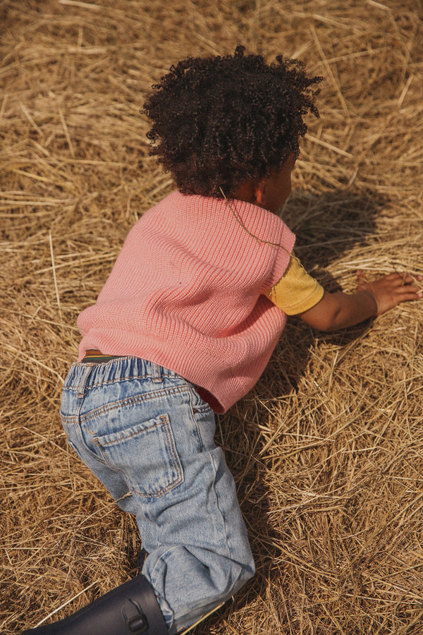 Merino-Weste Harvey Bubblegum