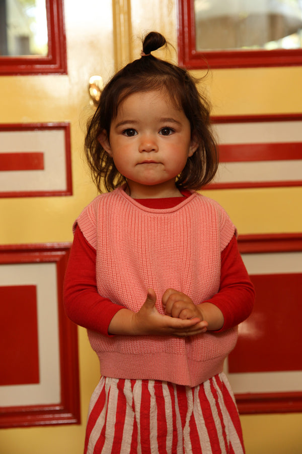 Merino-Weste Harvey Bubblegum