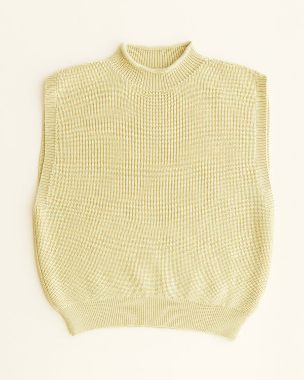 Merino-Weste Helle Light Yellow