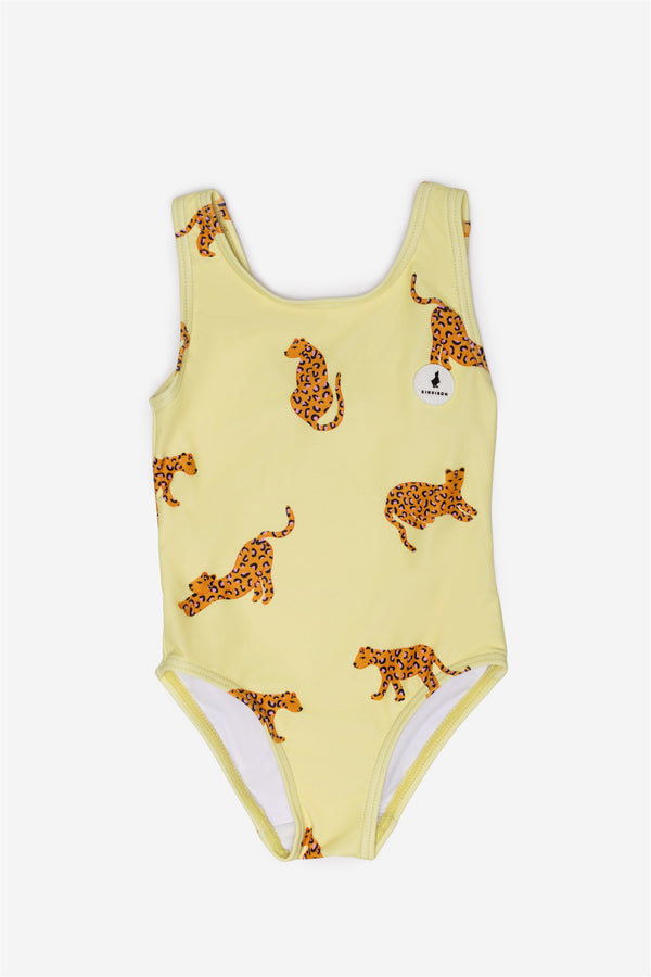 Maillot de bain rose léopard