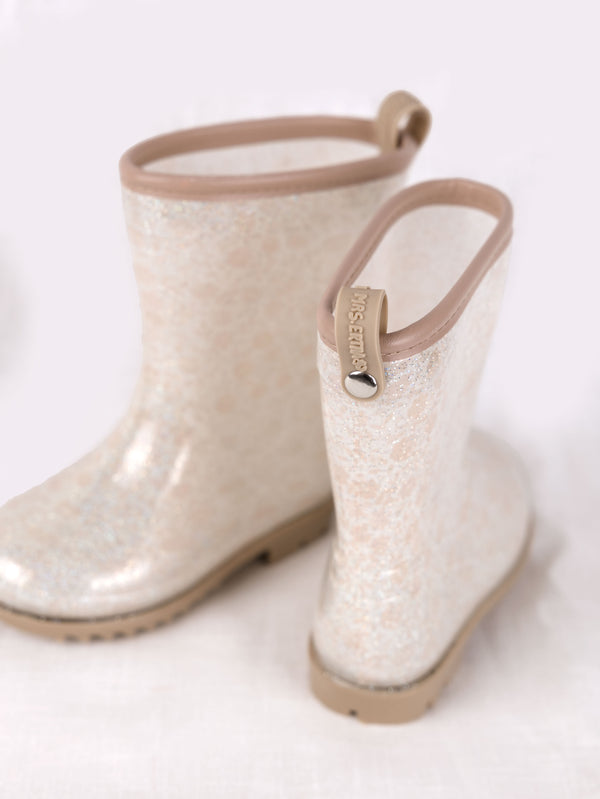 Regenstiefel Bouquet Silhouette Glitter