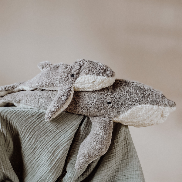 Grande peluche baleine