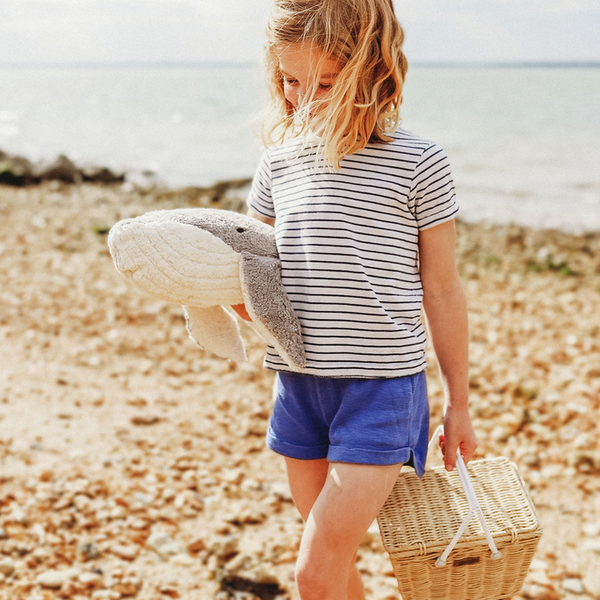 Grande peluche baleine