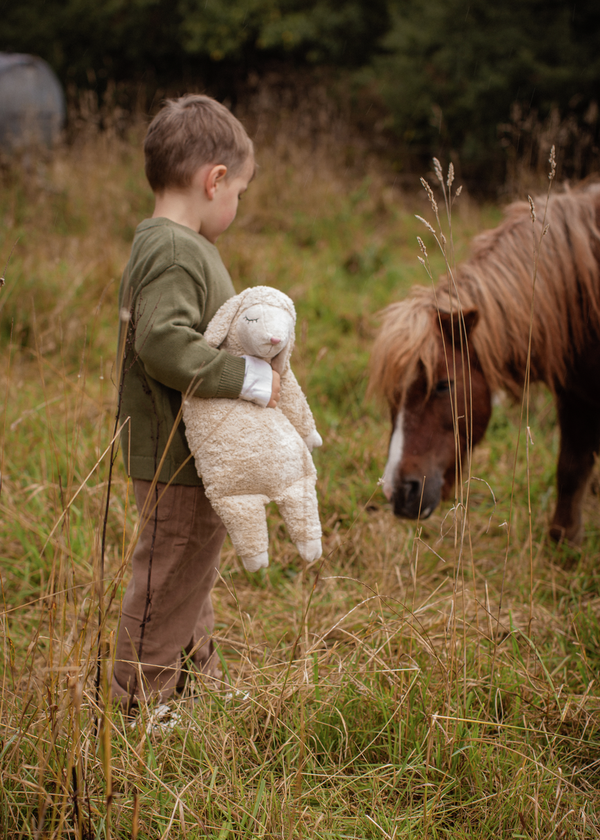 Kuscheltier Schaf Gross Leinen