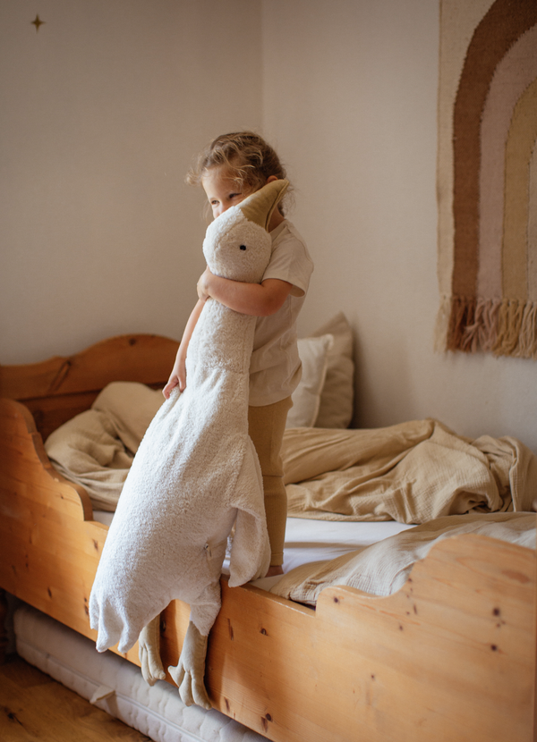 XL White Plush Goose