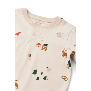 Wilhelm Grow Pyjama-Set von Liewood in Sandy, zweiteilig