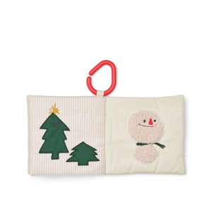 Liewood Fey Stoffbuch mit Festtagsmotiven in Festive / Sandy