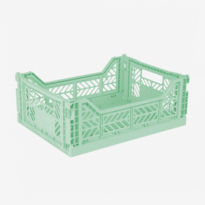 Aykasa Faltbox Midi in Warm Mint, stapelbar und faltbar