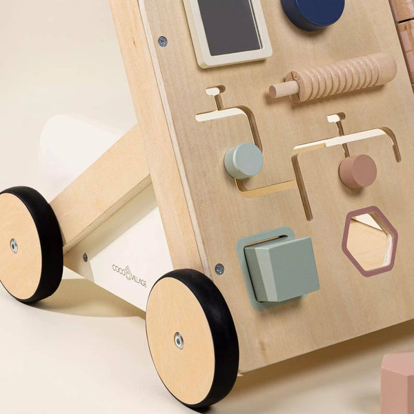 Wooden activity walker