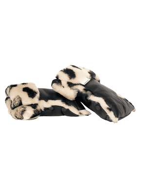 Buggy Mittens Noir Leopard von BINIBAMBA, Seitenansicht