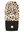 BINIBAMBA Puffmuff Schaffell-Fusssack im Leopardenprint, aussen Noir