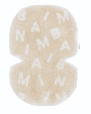 BINIBAMBA Snuggler Schaffell-Kinderwageneinlage im Alphabet-Print