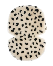 Doublure de poussette en peau de mouton Snuggler Fixed Leopard Peanut