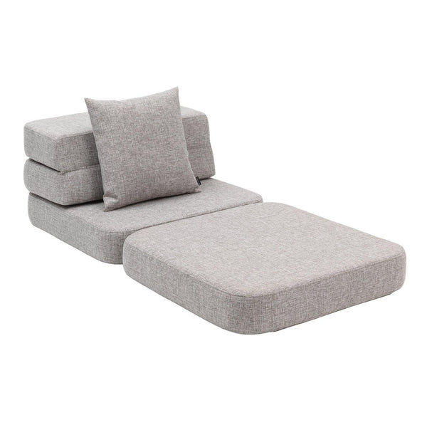 KK 3 Fold Sofa Single Soft - Beige w. Sand