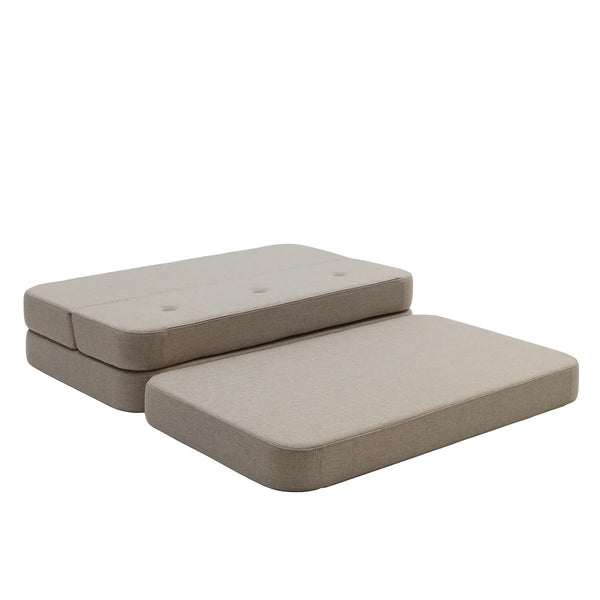 KK Canapé de jeu pliable - Beige et sable