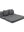 KK Canapé de jeu pliable - Gris bleu avec gris