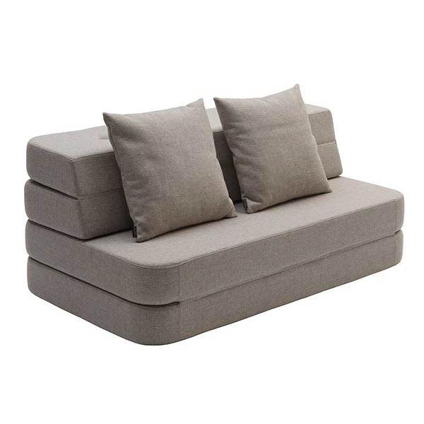 KK 3 Fold Sofa - Beige w. Sand