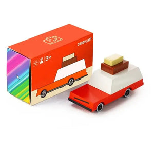 Candylab Toys Luggage Wagon W021 aus massivem Buchenholz, 8,4 cm lang