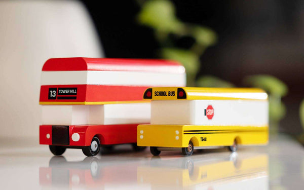 Candylab Toys Londoner Buslinie mit Urethanbeschichtung
