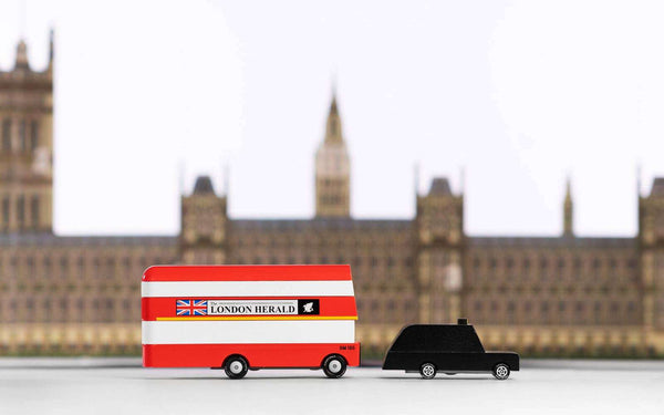 Spielzeugbus Londoner Buslinie von Candylab Toys, 232 g