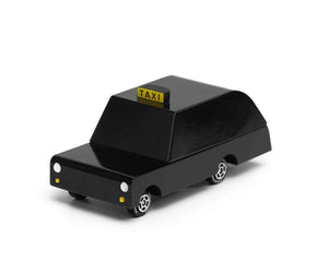 Holz-Taxi von Candylab Toys, 8,9 cm lang