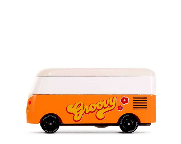 Candylab Toys VW T1 Groovy Orange Holzbus