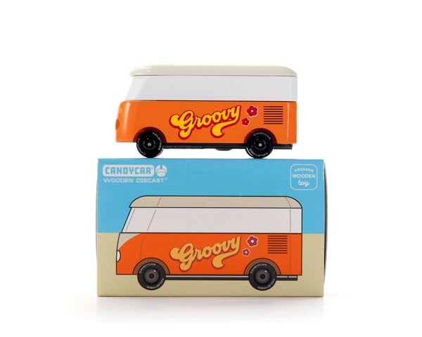 Candylab Toys VW T1 Orange, offiziell von VW lizenziert