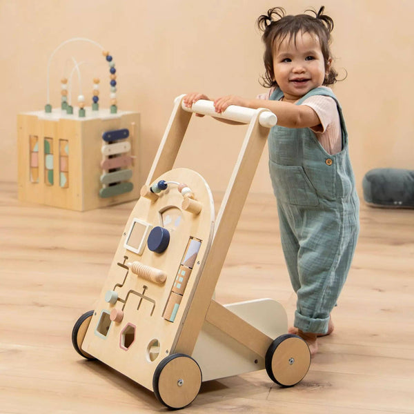 Wooden activity walker