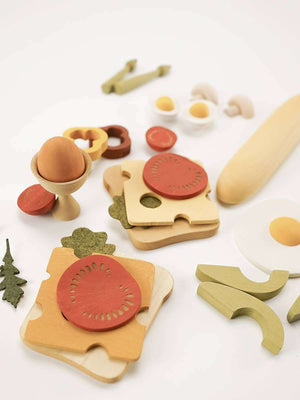 Wooden Breakfast Toy Set