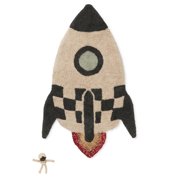 Tapis lavable fusée