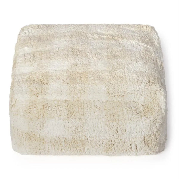 Sitzpouf Vichy Ivory