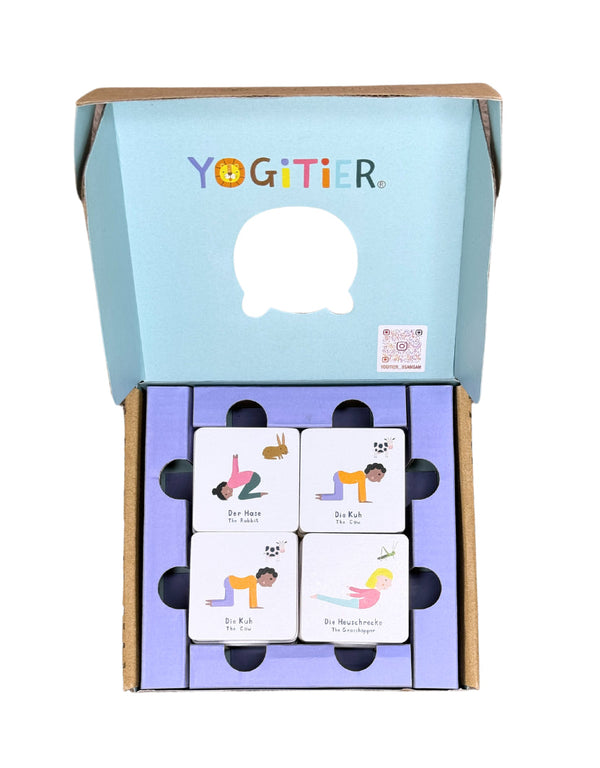 Yoga-MEMO aus Holz