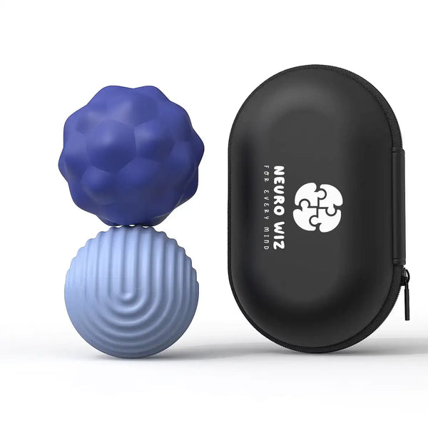 Ana Wiz magnetische Fidget-Bälle im 2er-Pack mit strukturierter Oberfläche