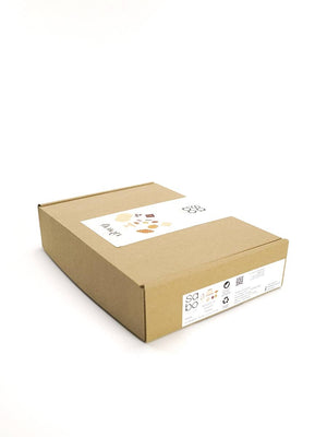 SABO concept Desserts-Set aus Holz von oben fotografiert