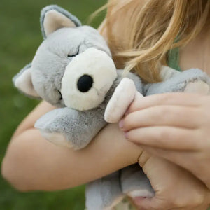 Olli Ella Binky Puppy Banjo Grey – beweglicher, sanft beschwerter Körper