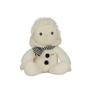 Dinky Dinkums Sidney Snowman im Samt-Strampler aus der Jolly-Dollies-Reihe