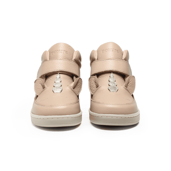Donsje Mika Sneakers Unicorn Light Rose – Vorderansicht des Paars