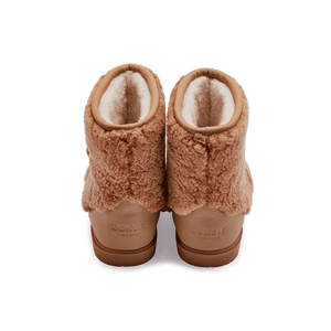 Donsje Wadou Winterstiefel Alpaca Beige – Gummisohle im Detail