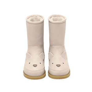 Donsje Wadudu Classic Winterstiefel in Lavendel mit Katzengesicht