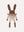 Knitted Toy Bunny Sand Striped Romper