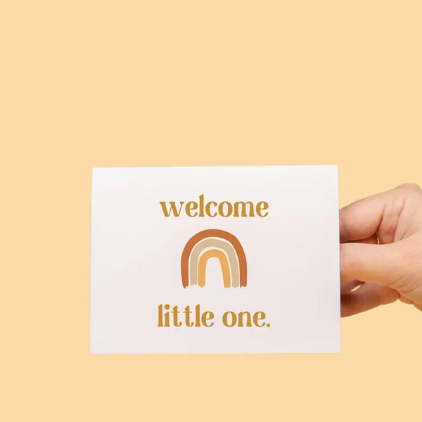 Kiin Baby Geburtskarte "Hello little one" | Geschenkkarte | Beluga Kids